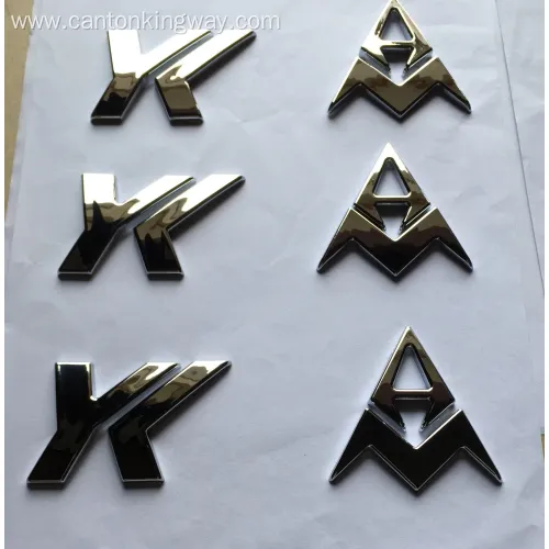 Plastic Chrome Emblem & Company Logo Badge